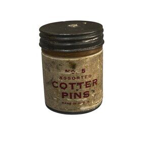 NO. 5  VINTAGE ASSORTMENT COTTER PINS HINDLEY MFG. CO. U.S.A. Primitive Decor